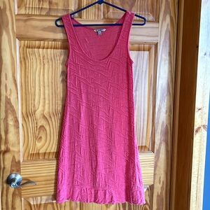 Toad & Co. Samba Wave Tank dress in Coral/Salmon color- XS